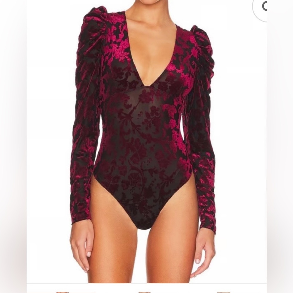 Free People Magic Hour Body Bodysuit Size XS in Midnight Combo